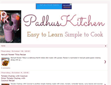 Tablet Screenshot of padhuskitchen.com